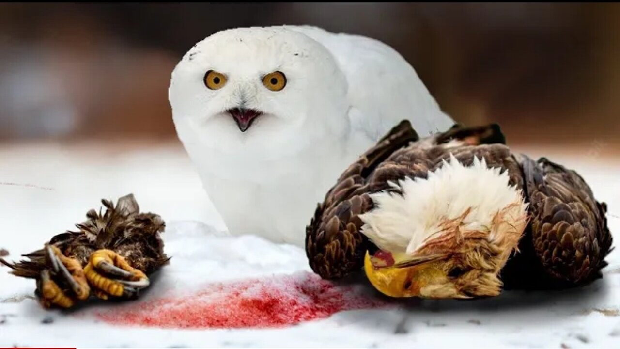 Eagle vs owl !! Who's the real King of the sky?