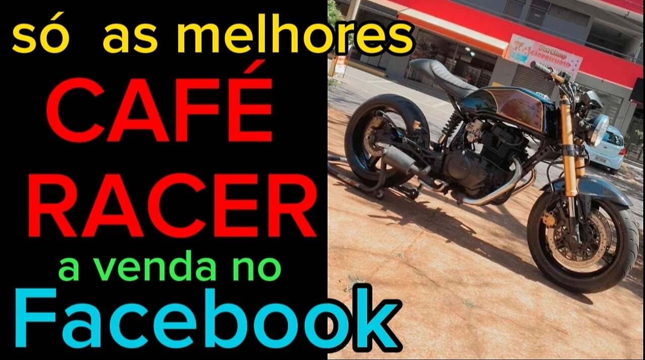 Café racer a venda no Facebook