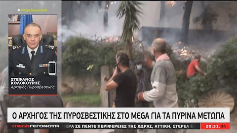 Στέφανος Κολοκούρης - Αρχηγός Πυροσβεστικής