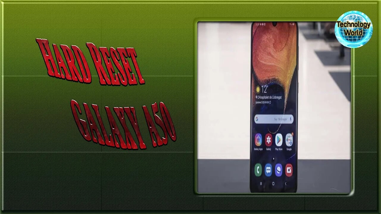 How to format the Samsung Galaxy A50(Hard Reset)