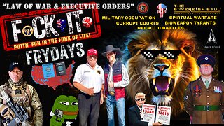 F😂CKIT FRYDAY💥WWG1WGA over [DS]. QFS, EBS, Mil Tribunals - Derek Johnson, Brad Wozny, AJ Roberts