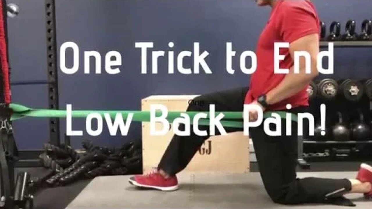 One Trick To End Low Back Pain! | Dr Wil & Dr K