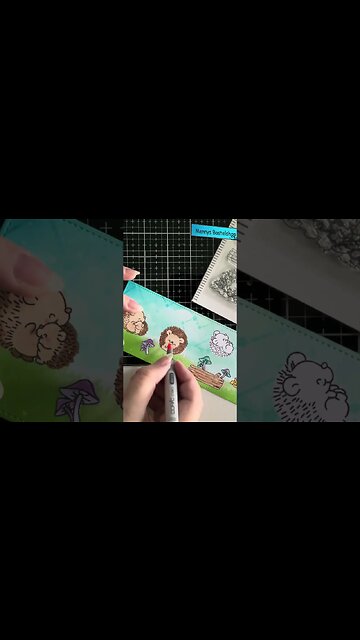 Be Hedgy - Paperie Ink - Mennys Bastelshop #mennysbastelshop #shorts #craftember2023