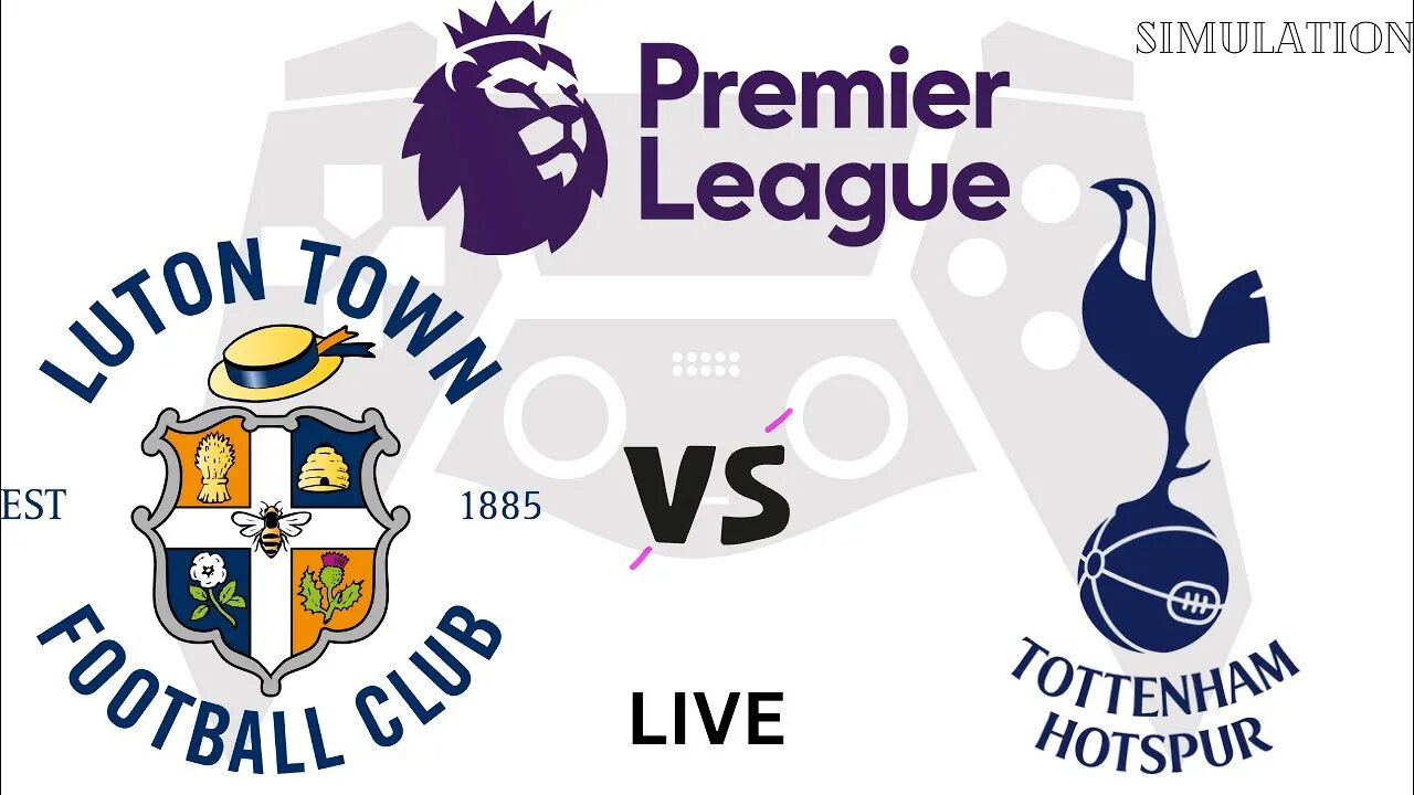 Luton Town vs Burnley | LUT vs BUR | Premier League 2023 Football Match Live