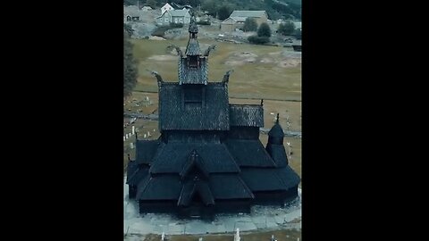 Borgund Stave Church in Norway was built sometime between 1180 and 1250 AD