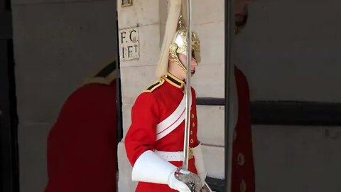The queens guards the reds #horseguardsparade