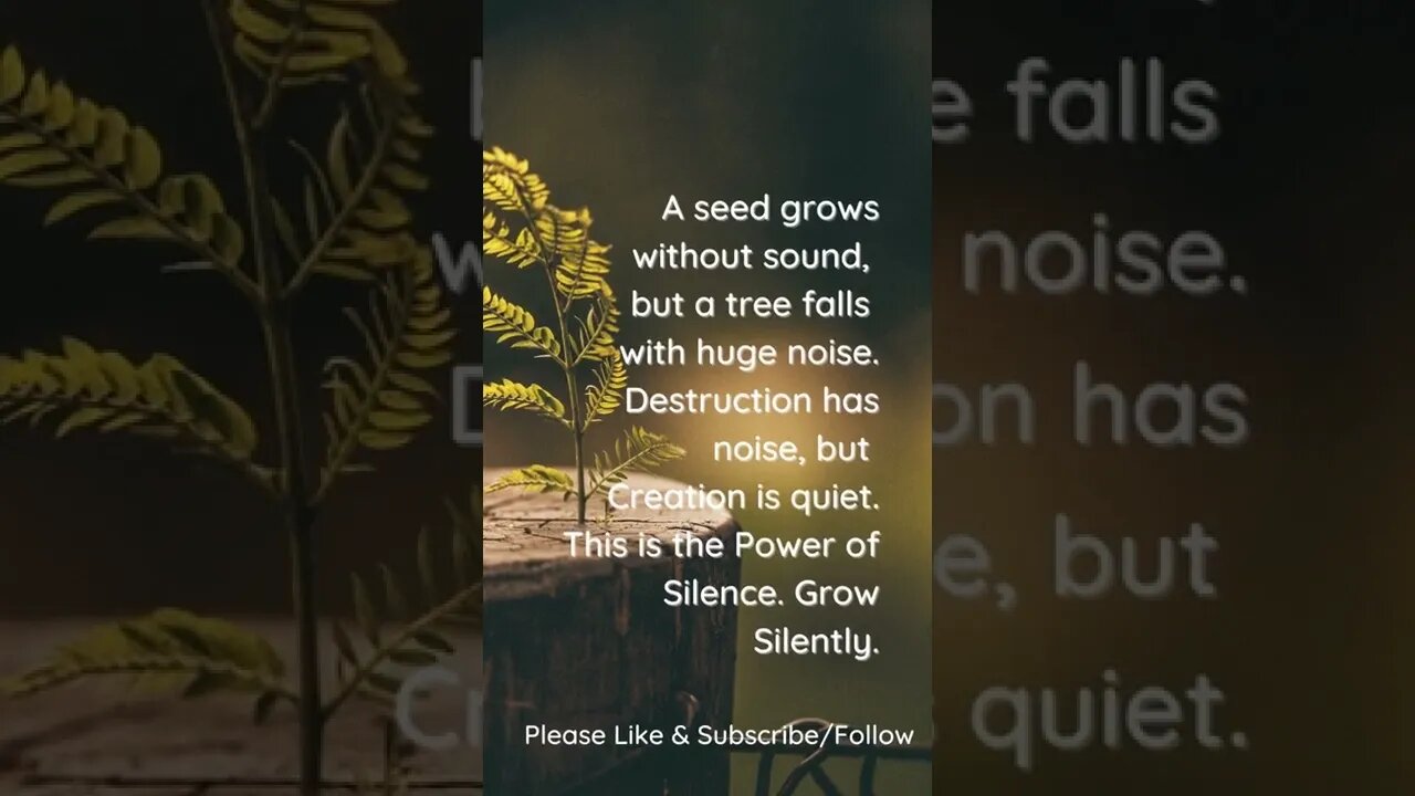 The Power of Silence