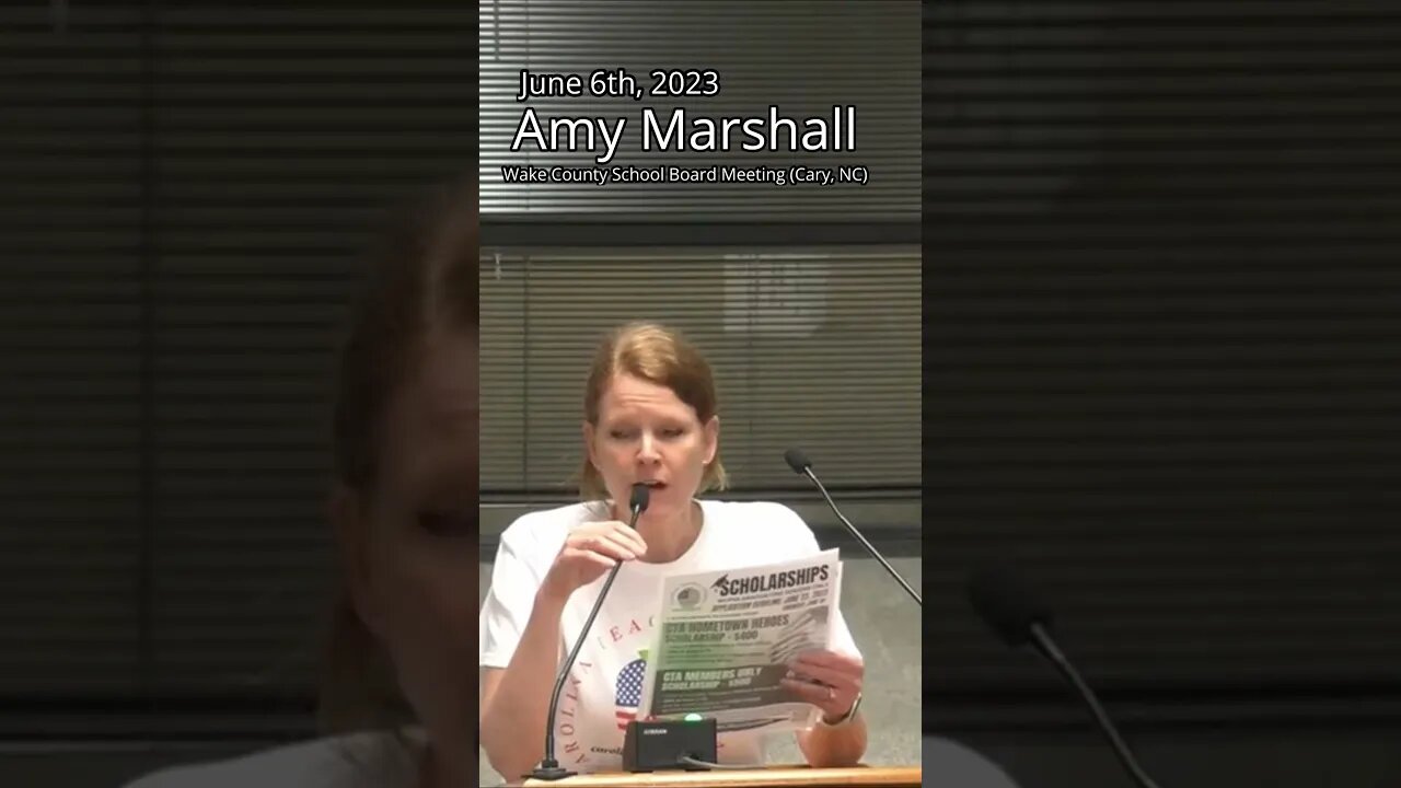 (1/3) Amy Marshall Public Comment (06-06-2023) #shorts #shortsfeed #news #politics #school