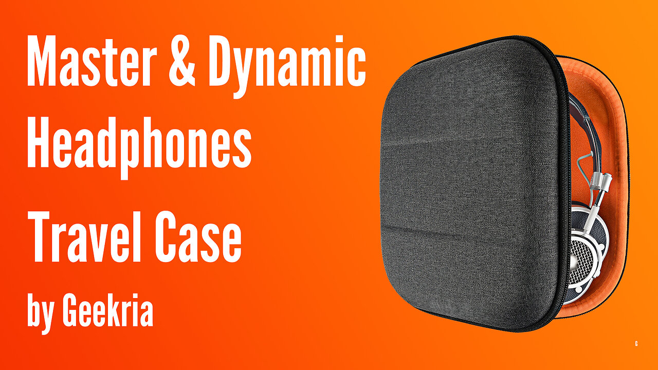 Master & Dynamic Over-Ear Headphones Travel Case, Hard Shell Headset Carrying Case | Geekria