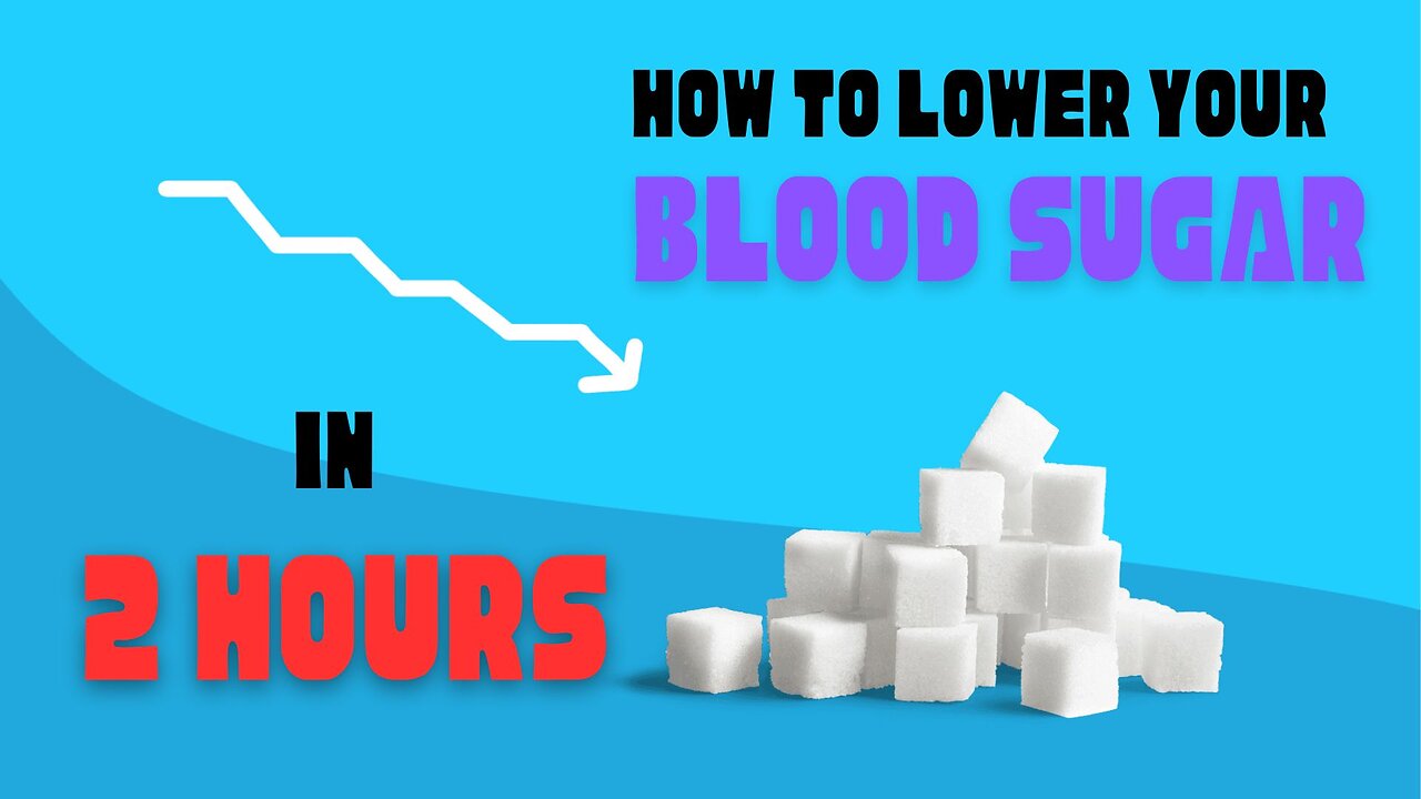 How to lower your Blood Sugar FAST in only 2 HOURS! (Blood Sugar Supplement in Description!)