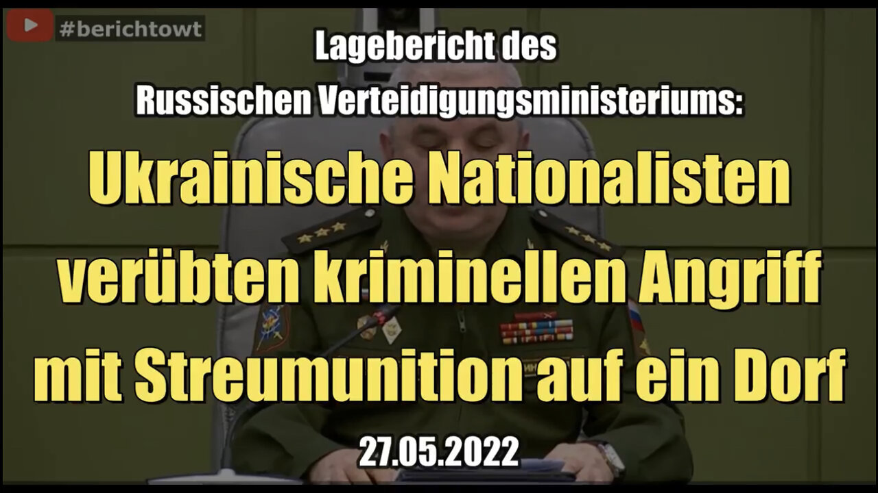 Lagebericht: Ukrainische Nationalisten verübten kriminellen Angriff mit Streumunition auf ein Dorf