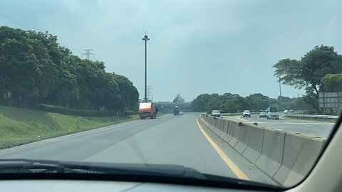 Timelapse Toll Road Dash Cam