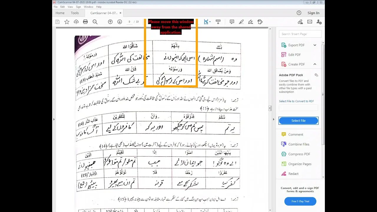CLASS 7 ISL 20 4 2021