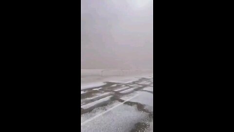 Saudi Arabia Desert Sees Rare Snowfall For First Time in History