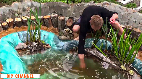 How to Build a Garden Pond (DIY Project) FULL VIDEO Step by Step