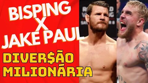 Michael Bisping x Jake Paul. Ex-Campeão revela que aceitaria a Luta.