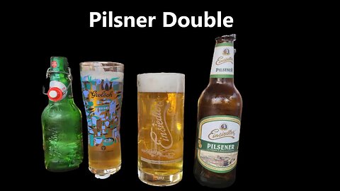 GROLSCH Premium Beer 4% ABV & Einsiedler 4.9% ABV Pilsner Double