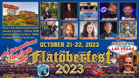 Flat Earth Conference Las Vegas October 21 - 22 Flatoberfest ✅