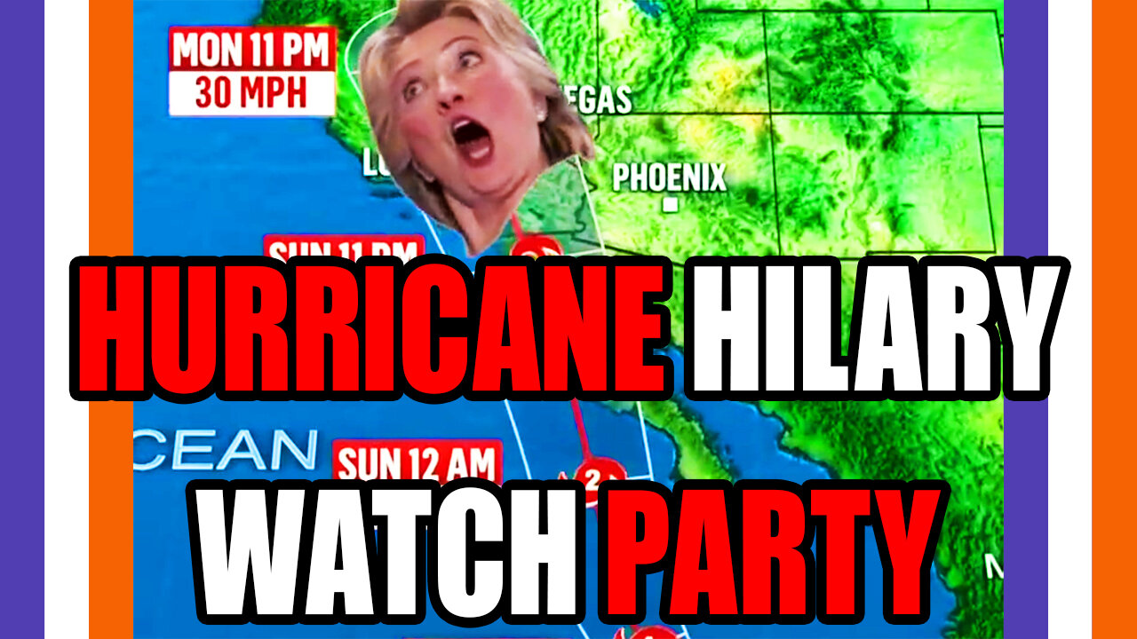 🚨BREAKING: Hurricane Hilary Watch Party 🟠⚪🟣