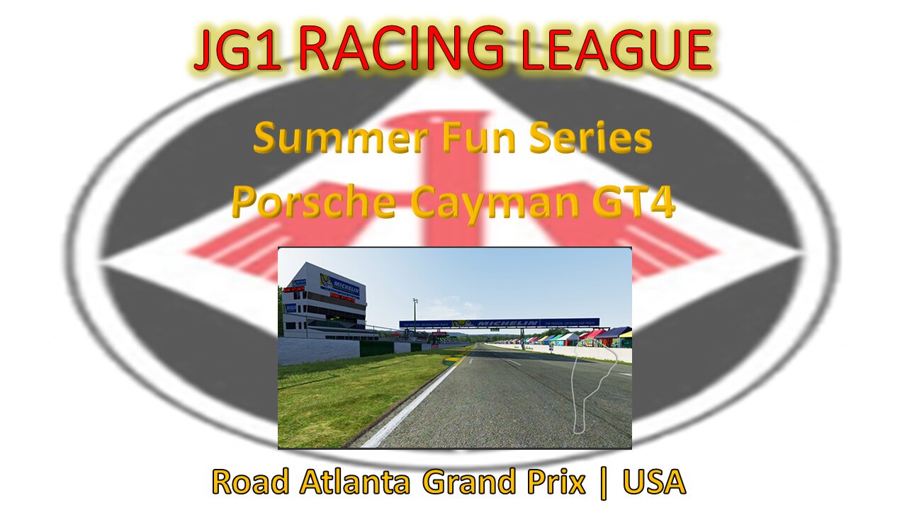 Race 5 | JG1 Racing League | Porsche Cayman GT4 | Road Atlanta Grand Prix | USA