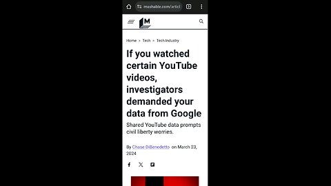 if you watched YouTube you are on the LIST!