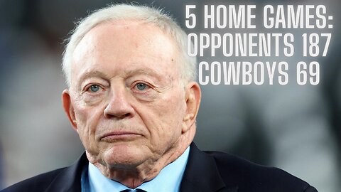 Dallas Cowboys have been outscored by 118 points in first five home games