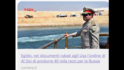 Egitto: 40 mila missili per la Russia. Segretamente.