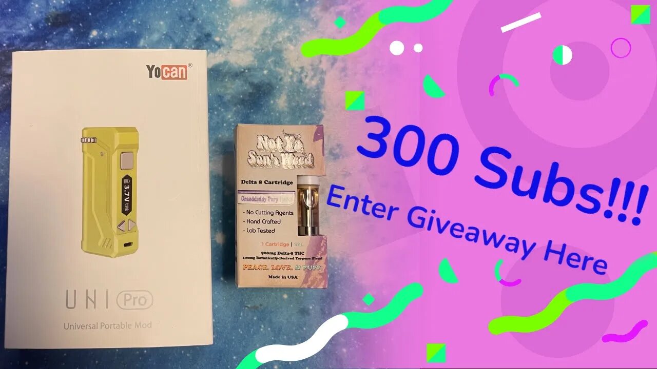 300 Subscriber Giveaway! | Uni Pro & Not Ya Son's Weed Cart