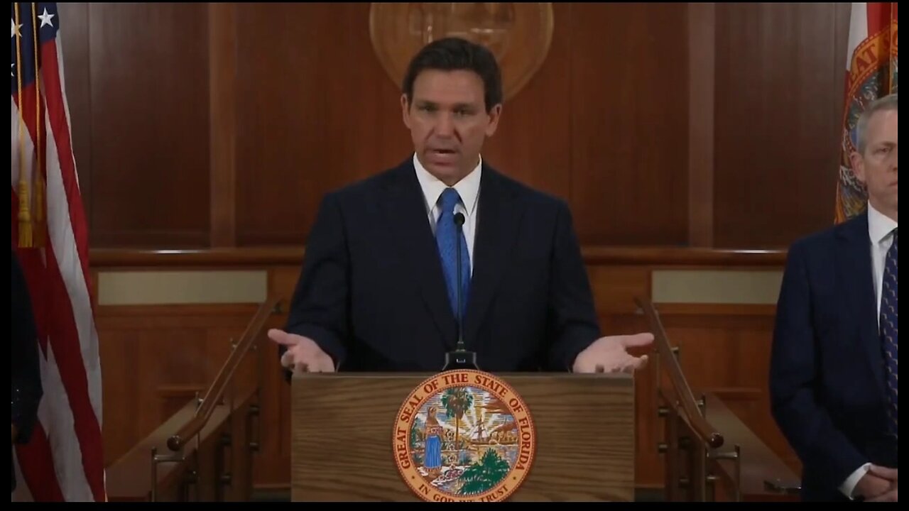 Gov DeSantis: Gov’t Had NO Right To Force A Vaccine