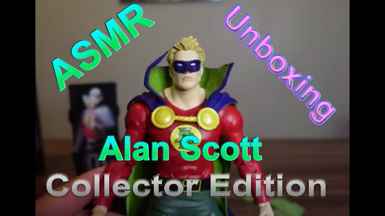 ASMR Unboxing Green Lantern Alan Scott Collector Edition