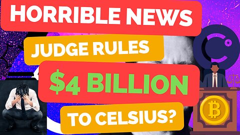 HORRIBLE CRYPTO NEWS, 4 Billion GONE...? #bitcoin #celsius