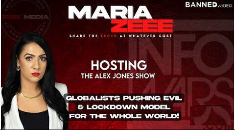 Maria Zeee Hosting The Alex Jones Show - WHO Erases Human Dignity, Nanotech & More