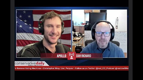 Dan Richer with Apollo, Conservative Daily