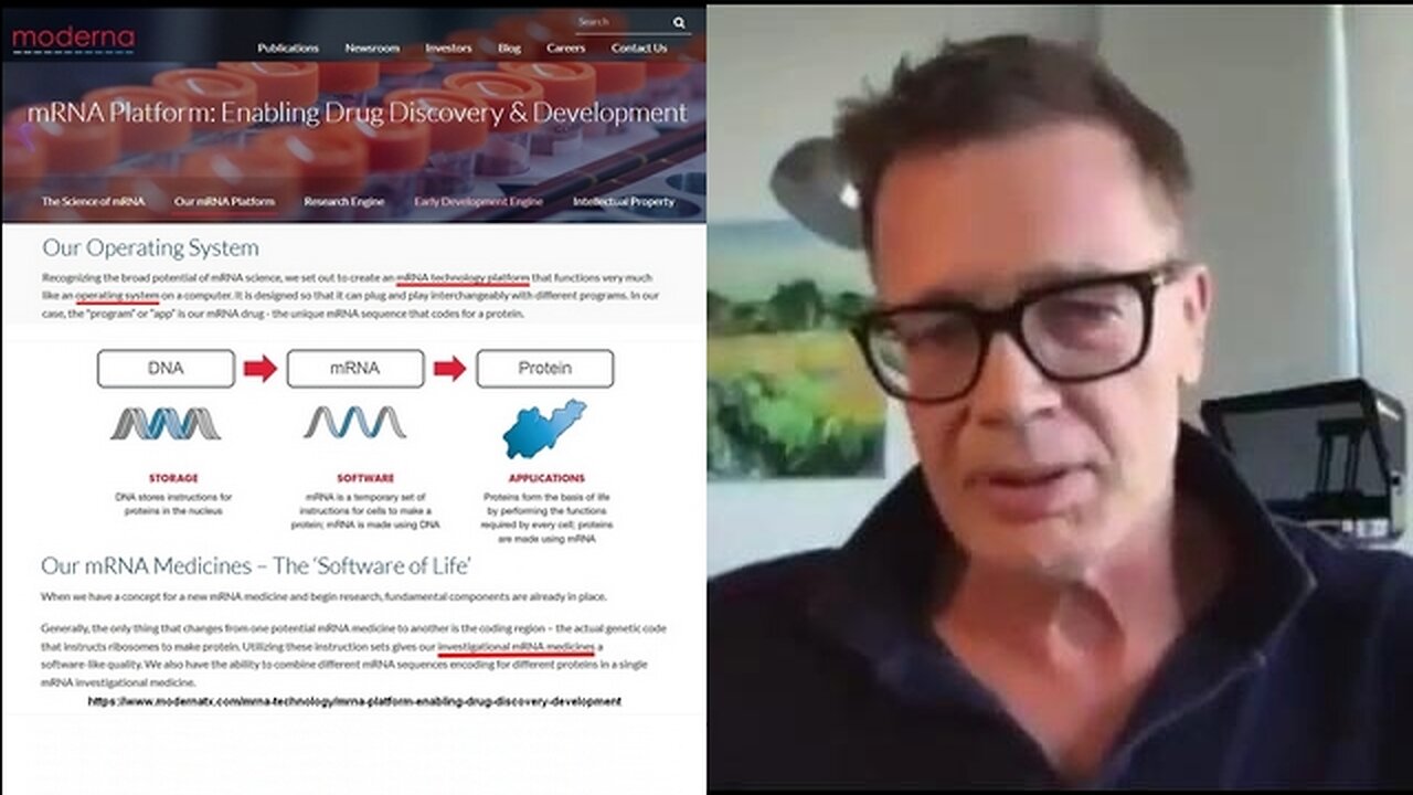 Andrew Wakefield Explains How The MRNA Genetic Engineering Covid Vaccine Is Like An Operating System