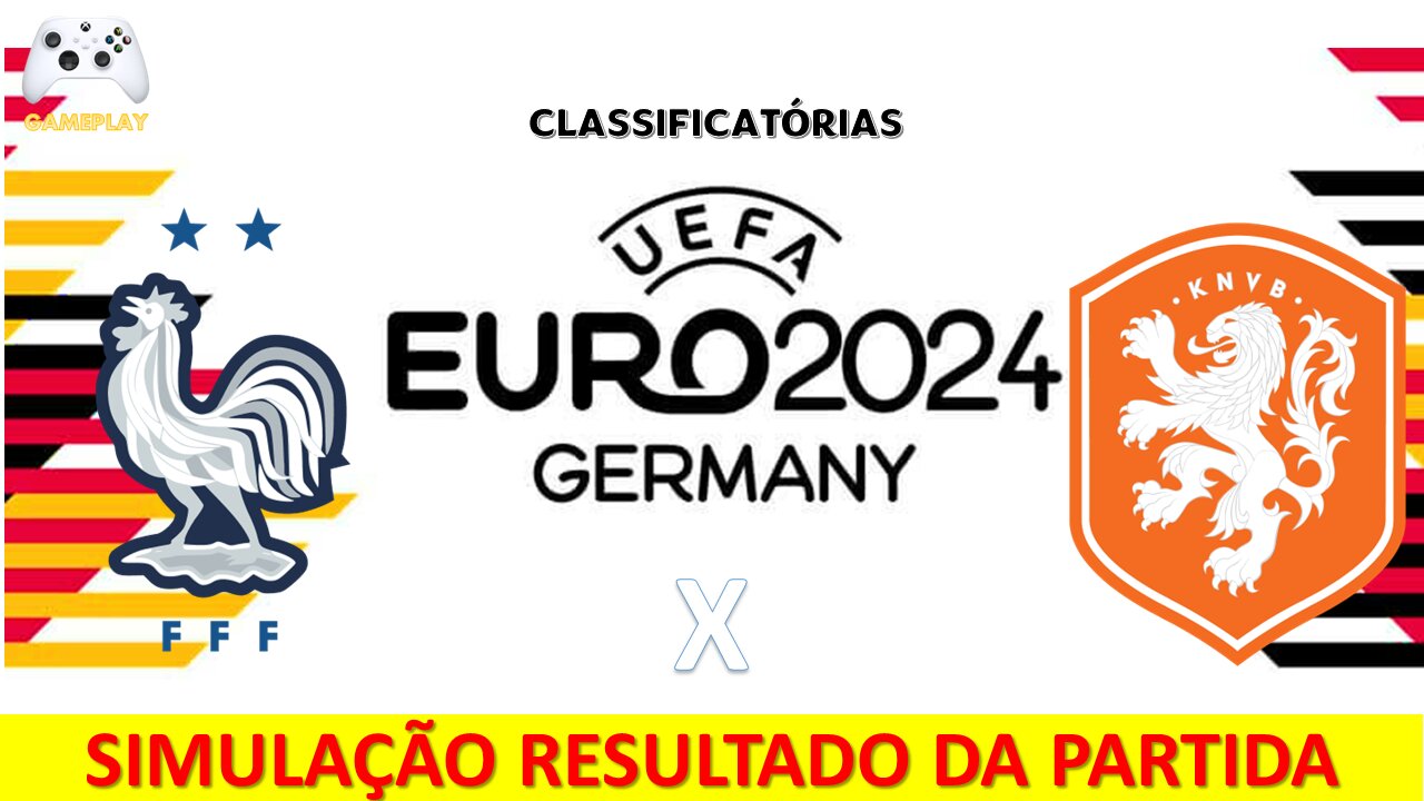 França x Holanda - Classificatórias - EURO 2024 [GAMEPLAY - FIFA 23 - XBOX]