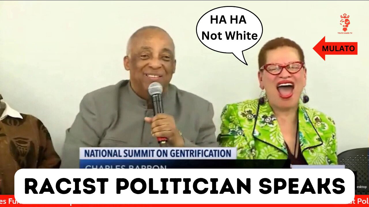 Racist Politician Makes Fun Of White People