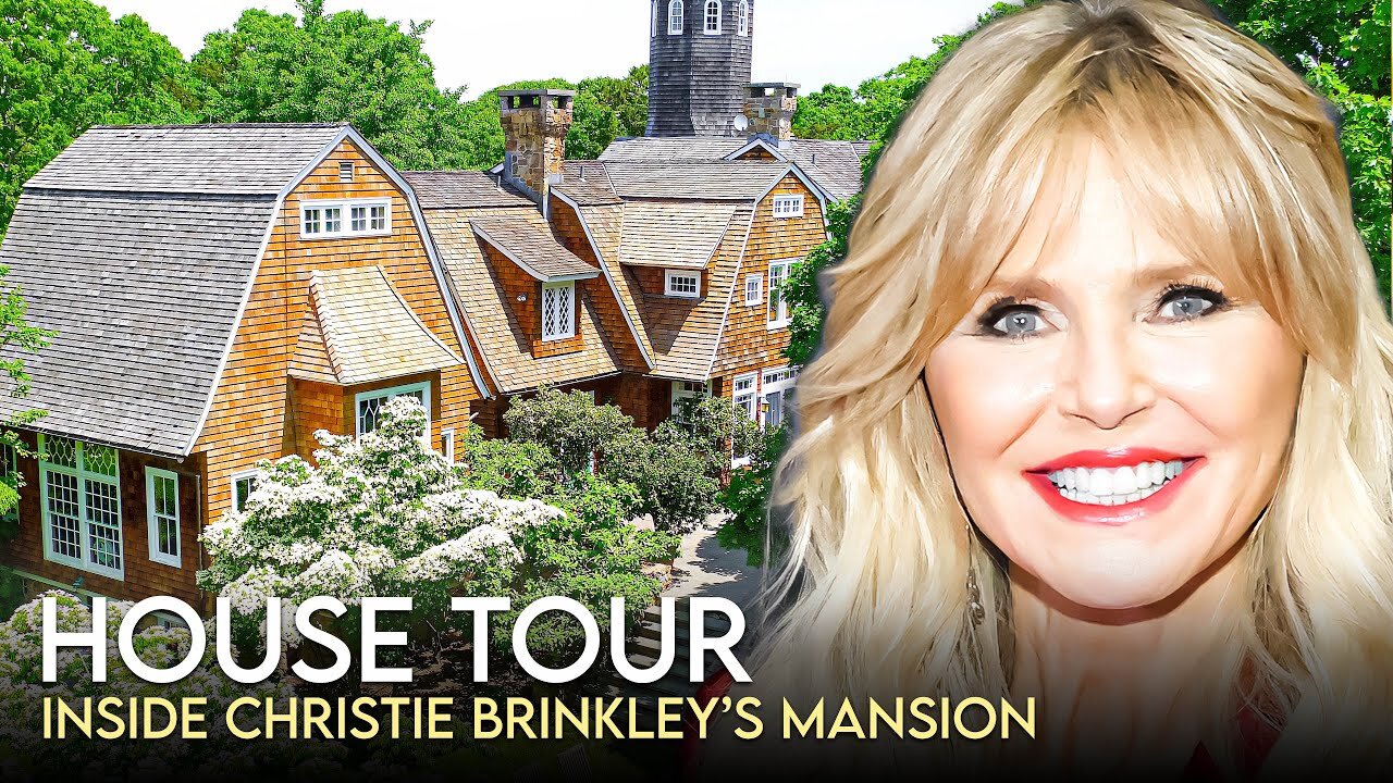 Christie Brinkley | House Tour | $17 Million Hamptons Mansion & More