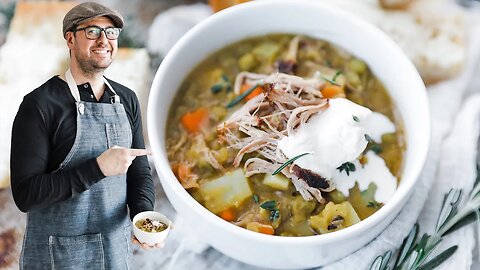 Split Pea Soup Recipe with Pork Confit