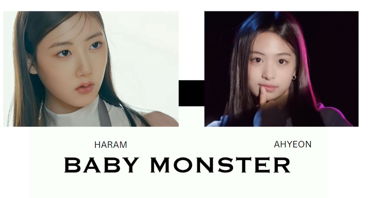 HARAM and AHYEON reaction - {BabyMonster} Members