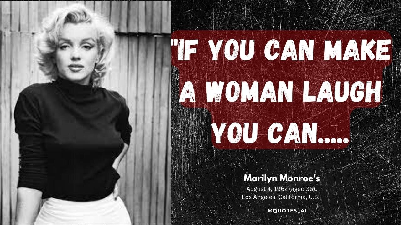 The Top 30 Marylin Monroe Quotes You Should Know Before 40