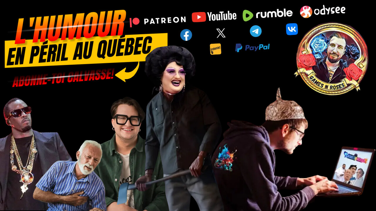 GAMES N ROSES LIVE : L'HUMOUR EN PÉRIL AU QUÉBEC