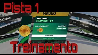 Como ganhar ouro na pista 1 treinamento - Trackmania 2020