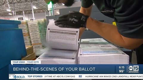 ABC15 gets a look inside facility where Arizona ballots are printed and prepared to be sent out