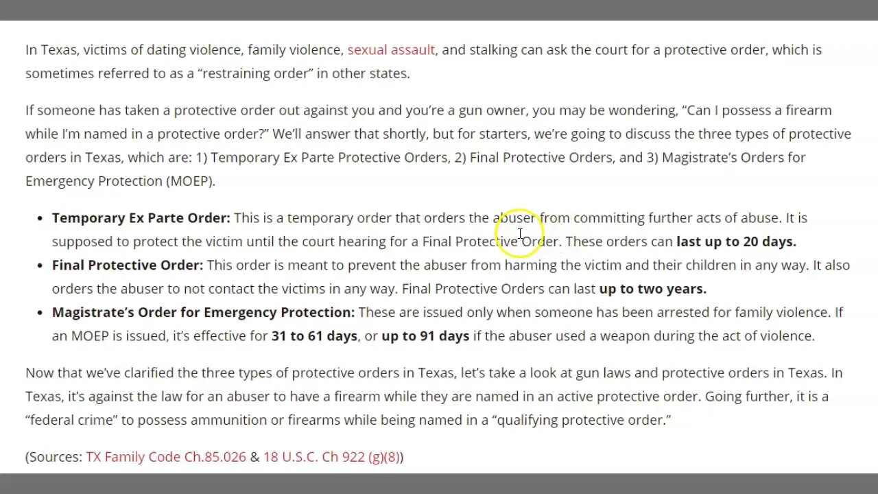 Does Texas Gun Law Violate Federal Gun Law - Texas Peace Officers Exempt From Domestic Violence