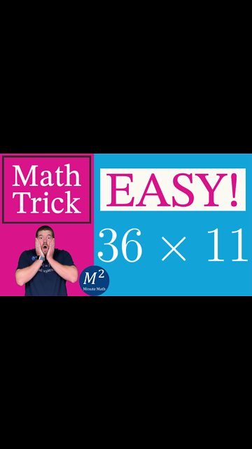 Multiply by 11 with EASE! - Minute Math Tricks - Part 49 #shorts