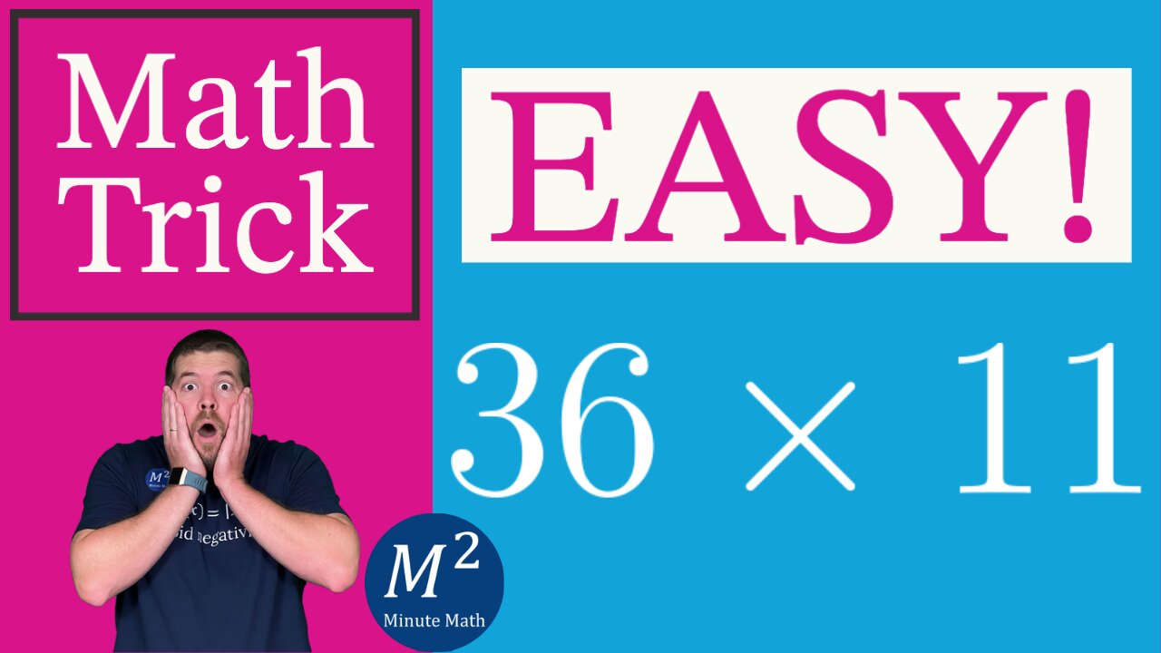 Multiply by 11 with EASE! - Minute Math Tricks - Part 49 #shorts