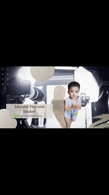 Pure Joy: Kid's Playtime with His Shadow Will Melt Your Heart! ❤️