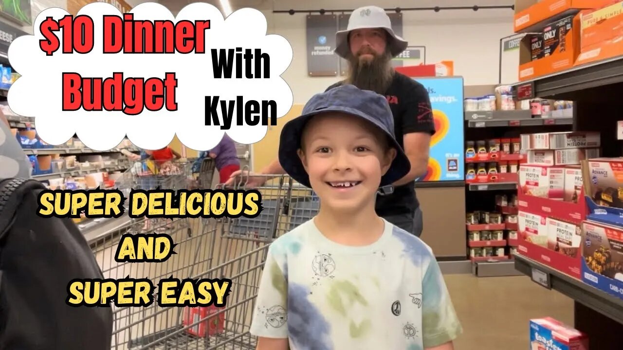 Ky Takes Over Dinner || $10 Budget At Aldi || Teach ‘Em Young