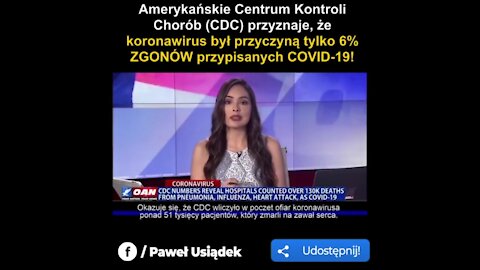 AMERYKAŃSKIE CDC - STATYSTYKI ZGONÓW