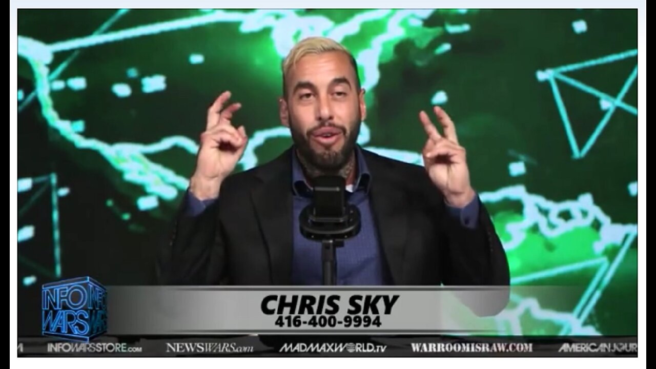Chris Sky on INFOWARS Aug 14, 2023 TOUR TO CHANGE THE WORLD